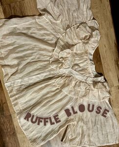 Vintage Inspired Ruffle Blouse