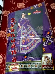 Vandana Purple Saree