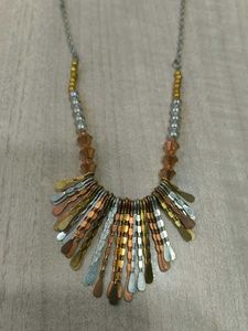 Multi-Tone Metal Necklace