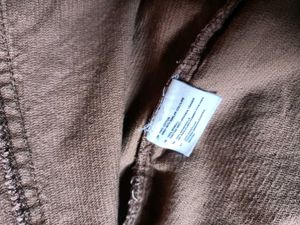 H&amp;M Women Brown Corduroy Trucker Jacket Si