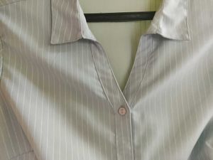 Striped Button-Down Shirt