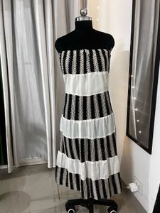 White &amp; Black Skirt