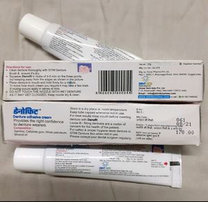 Denofit Denture adhesive cream Oral Care Dent AIDS