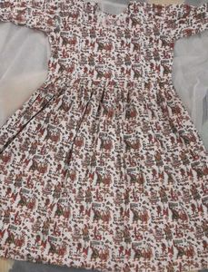 Patterned Fit &amp; Flare Dress