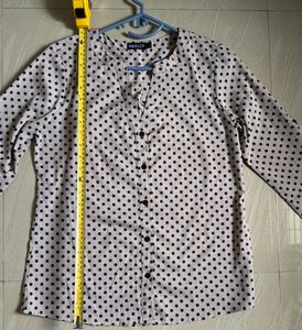 Polka Dot Button Up Top