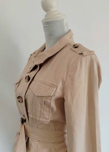 H&amp;M Vintage Belted Beige Jacket