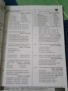 Inorganic Chemistry Neet Ug Class XII