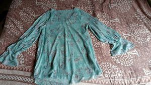 AND Sea Coloured Top - Size 12
