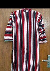 Woolen Red Kurta Set