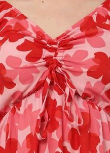 Floral Print Tiered Dress