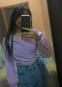 Jeans nd Crop Wrap Design Top Frm PlusS Collection