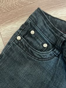 Black Denim Short