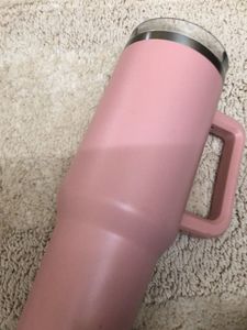 Pink Insulated Tumbler with Handle