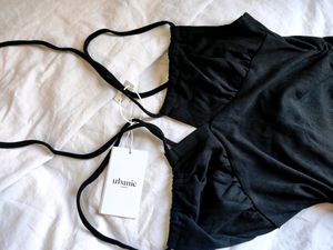 New With Tag! Urbanic Black Tie Up Dress