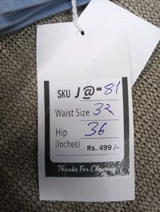 J@81 Size-32 (Sale) Latest Ladies high waist Jeans