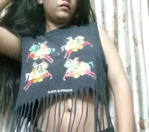 Stylish Black Summer Crop Top For Girls
