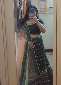 Beautiful Mehendi Lehenga 💚