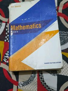 R.D. Sharma Mathematics Class XI