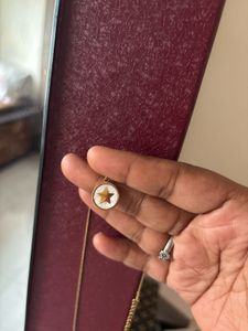 Anti Tarnished Gold Star Pendant Necklace