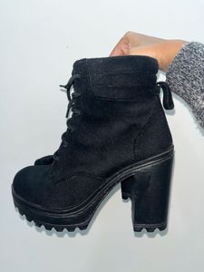 Black Heeled Boots
