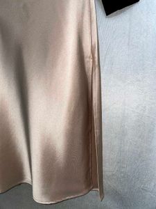 Brand New Elegant Satin Midi Skirt