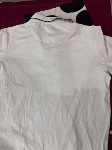 Plain White Polo Tshirt
