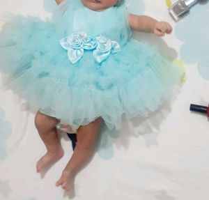 Party Wear Dress For New Born Baby 10 Min Use