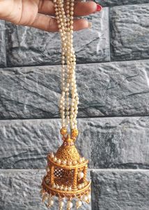 Fancy Temple Jewellery + Earring