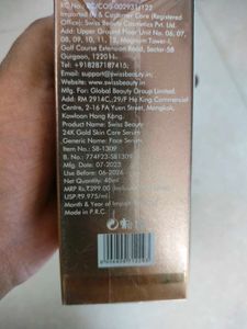 Swiss Beauty 24k Gold Skin Care Serum
