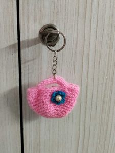 handmade crochet keychain🧶