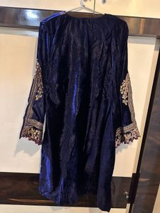 Fully Embroidered Imported Velvet Co Ord Set