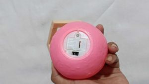 Beautiful Pink Moon Lamp