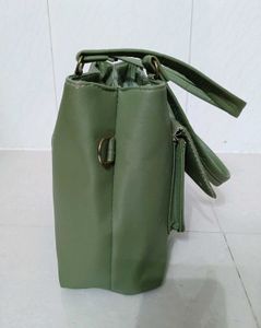Women Green Handbag