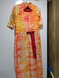 Stylish Kurti Wd High Waist Pants