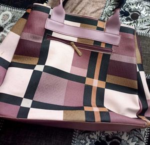 Pink Shade Imported Handbag