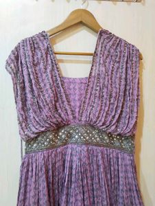 Elegant Purple Maxi Dress