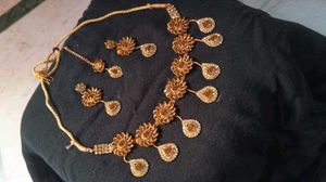 Dhamaka SALE ❗Elegant Gold-Tone Jewelry Set