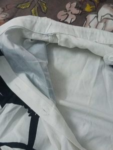 White Floral Print Shirt