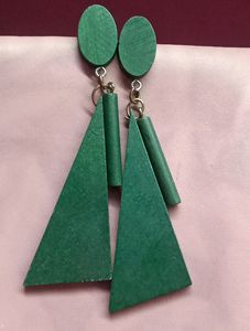 Green 💚 Colour Earrings
