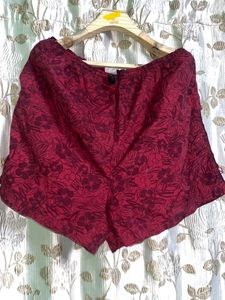 Floral Print Casual Shorts