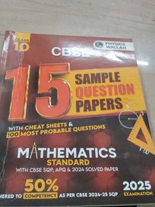 Class 10 Math Sample Papers - Physics Wallah