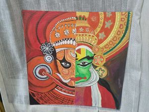 Kathakali Painting On Canvas