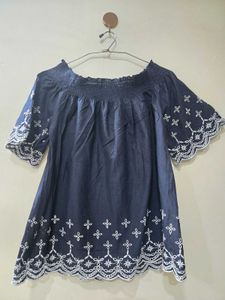Cotton Schiffli Top