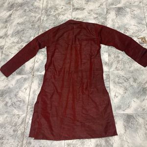 Maroon Kurta