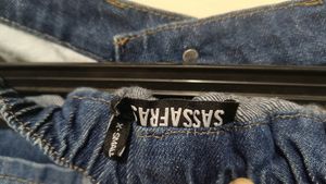 Women High Rise Blue Ripped Jeans