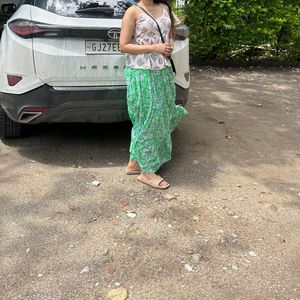 Floral Print Skirt