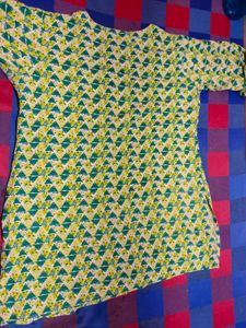Rayon Green Kurti