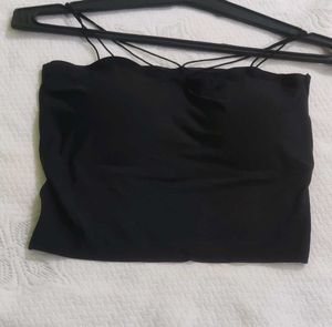 Black Bralette Top Free Size