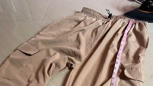 Beige Cargo Pants