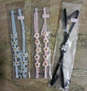 Fancy Bra Strap (Blue, Pink, Black) Imported